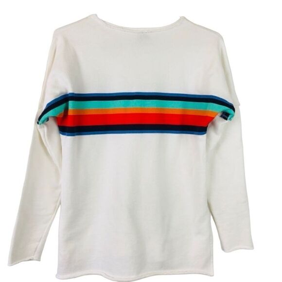 Crown and Ivy Rainbow French Terry top - Picture 2 of 4